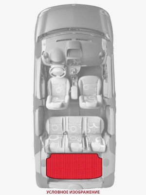 ЭВА коврики «Queen Lux» багажник для Mazda 626 Coupe